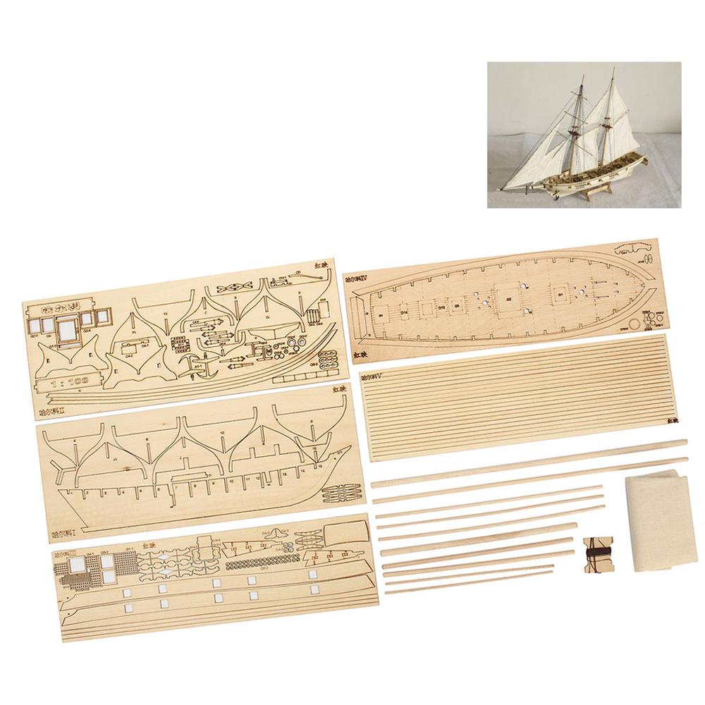 Ship Assembly Model Kits Wooden Sailing Boat Scale Model Decoration Toys Gifts for Kids Adults