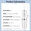 Portable Cordless Teeth Cleaning Machine Travel Oral Irrigator USB Rechargeable 3 Modes 4 Jet Tips 220ml 3 Modes Teeth Cleaner