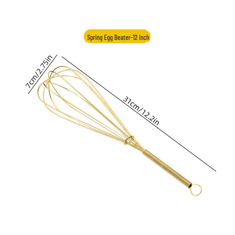 Stainless Steel Handheld Egg Beater & Milk Frother