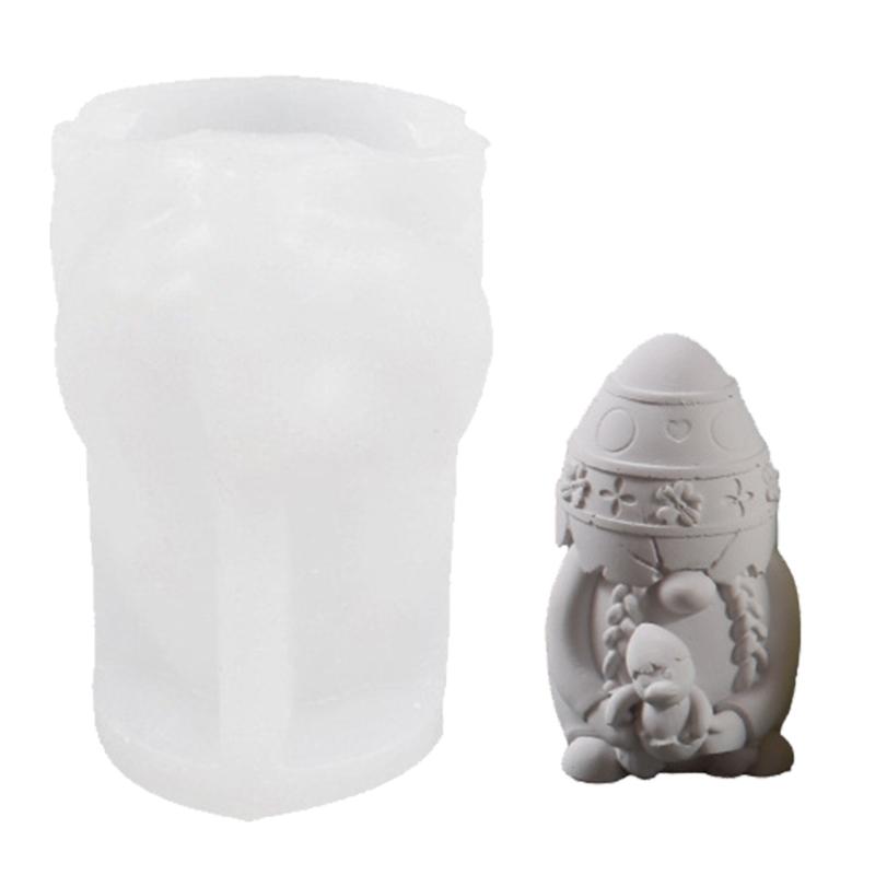 Multifuntional Dwarf Silicone Mold Resin Crafting Mold Handmade Supplies for Crafting Candle and Decorative Creation