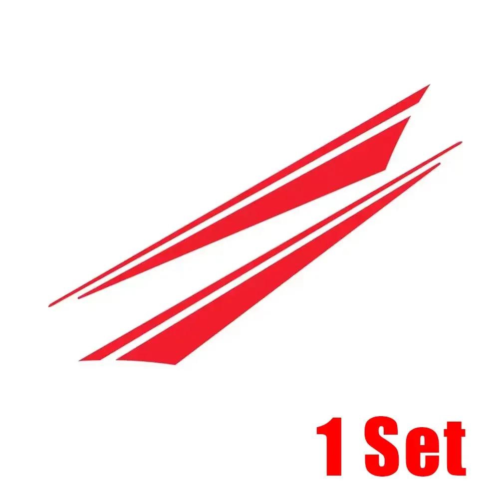 2 шт. Мотоцикл Боковая часть топливного бака Цветная полосатая Водонепроницаемая наклейка Кузов Крыло Виниловая декоративная наклейка Автоаксессуары