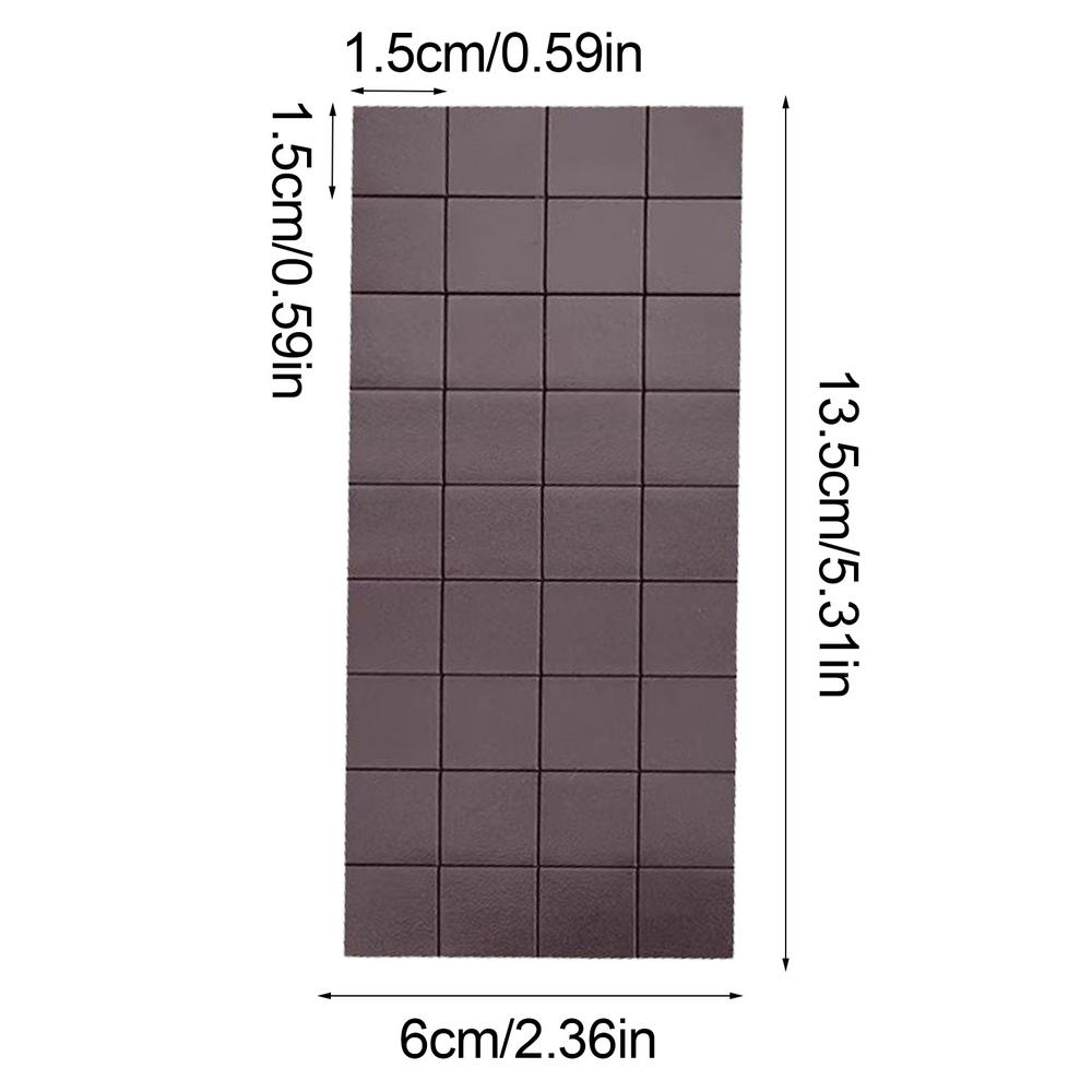 36PCS Self Adhesive Magnets Square Magnetic Sheets Soft Magnetic Sheet for Household Refrigerator DIY Craft Fridge Decor