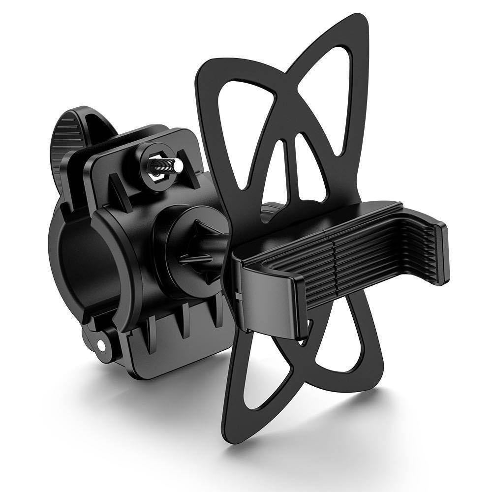 

Motorcycle Bicycle Phone Mount Silicone Strap Holder Electric Scooter Navigation Stand for Outdoor Use