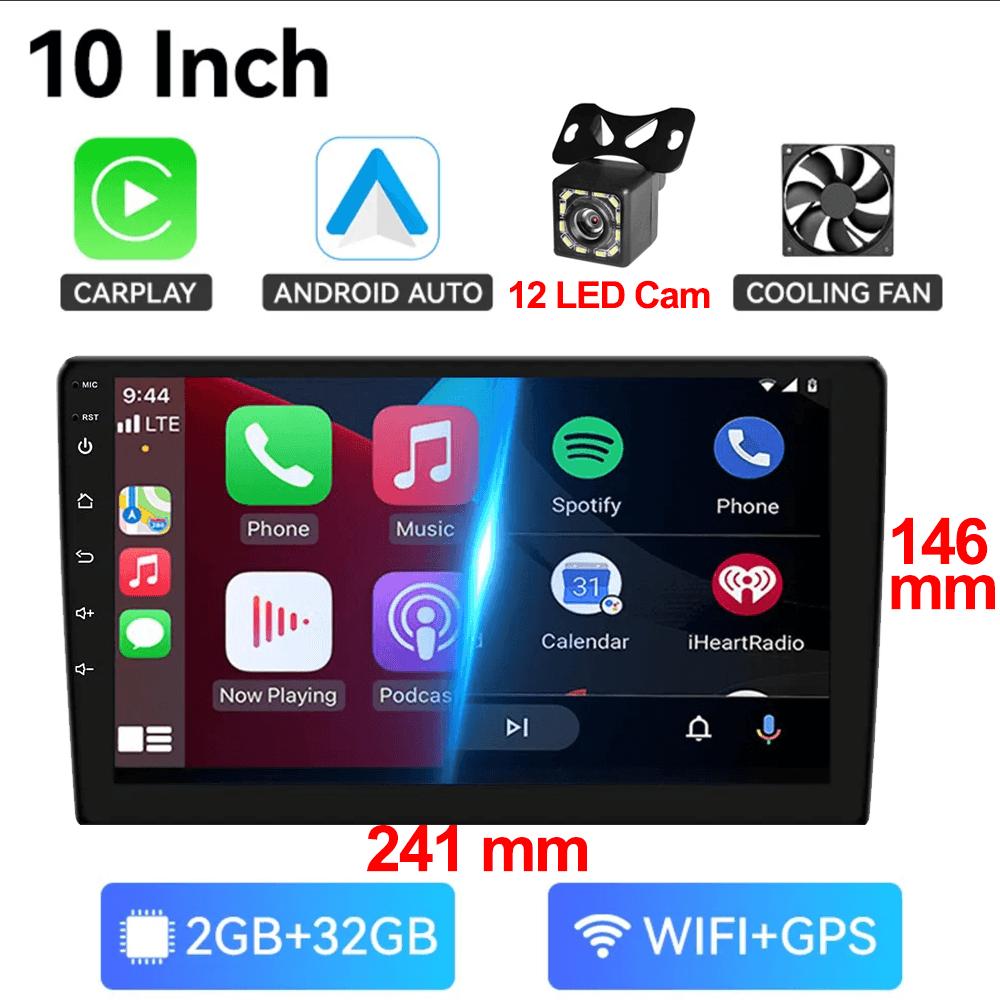 7/9/10'' 2Din Android 13 Wireless Carplay Radio 64G BT Car Radio Multimedia Stereo For toyota Hyundai Kia Volkswagen Jeep Fiat