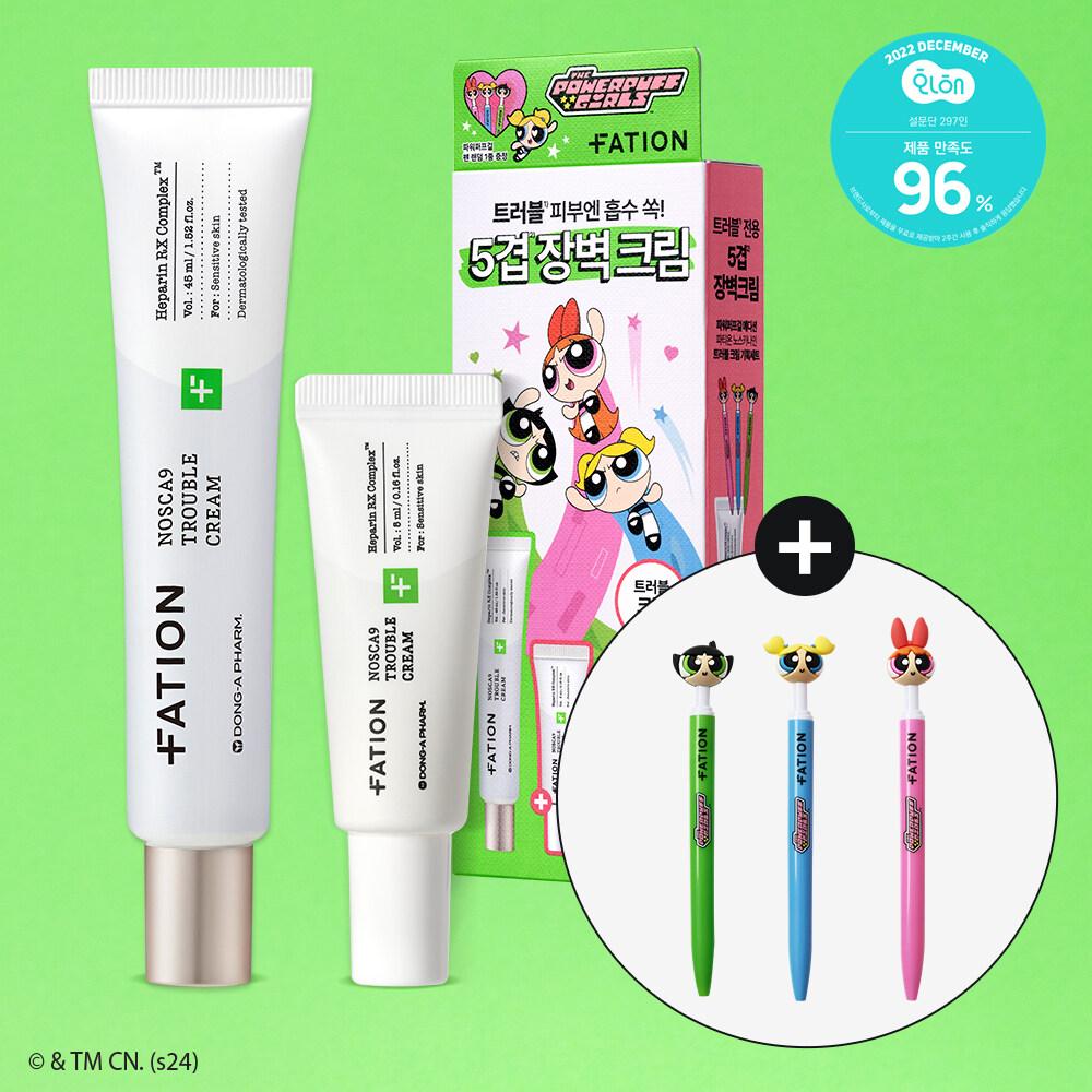 

FATION Nosca9 Trouble Cream, специальный набор 45 мл (+Крем от проблем 5мл) (Издание Power Girls)
