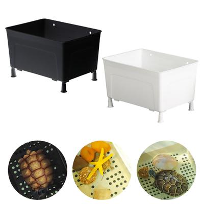 Schildkrötenbecken Aquarium Schlupfhabitat Spiel Dickes Material Zuchtbox Aquatisches Haustierbehälter Reptilienbrutstätte Guppy Clownfisch