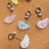 Delicate Acrylic Angel Wing Star Key Ring For Women Keys Organization Inspirational Pocket Charm Sentimental Present