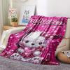 1PC Pochacco Print Flannel Blanket, High quality All Seasons, Home Decor, Warmth and Comfort, Perfect for Christmas Gifts
