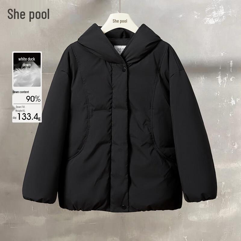 

Женская зимняя куртка Tachi с капюшоном, 90% пух утки XL