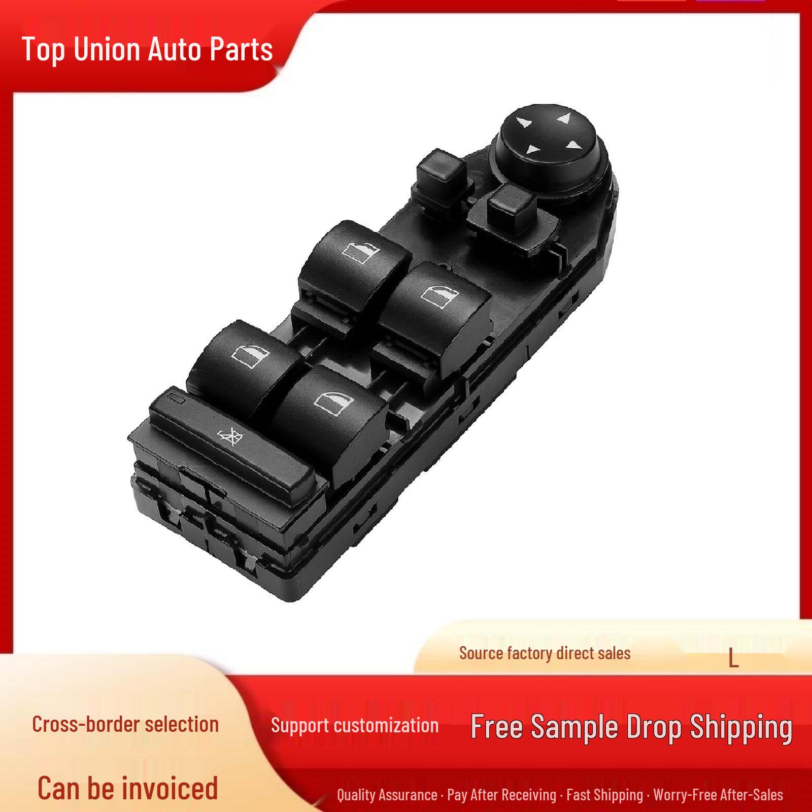 BMW X3 E83 Power Window Switch (2004-2010) - Part No. 61313414355 Power Window Switch Size