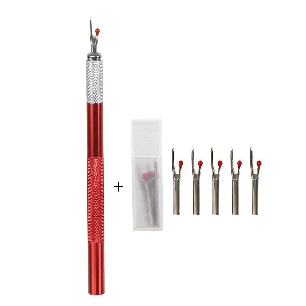 1set Seam Ripper with 5pcs Replacement Head Sewing Stitch Thread Remover Embroidery Thread Remove Tool DIY Sewing Tools