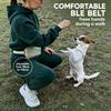 Silikon-Snackbeutel für Haustiere mit verstellbarem Hüftgurt für das Hundetraining und die Fütterung im Freien