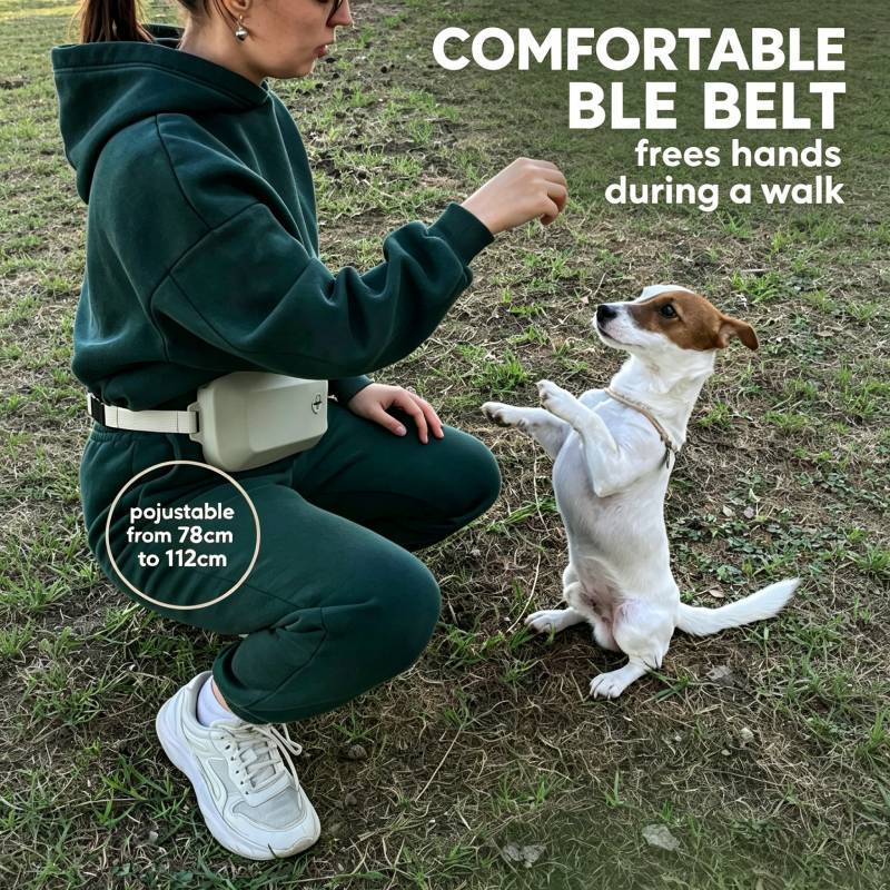 Silikon-Snackbeutel für Haustiere mit verstellbarem Hüftgurt für das Hundetraining und die Fütterung im Freien