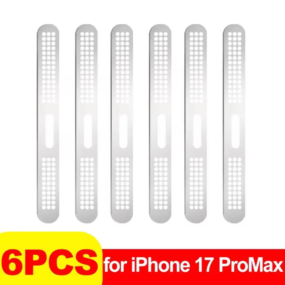 2/10PCS Metal Speaker Dust Sticker for IPhone 17 Pro Max Air 17PM 17Pro Speaker Protective Cover Mesh Dustproof Net For iPhone17