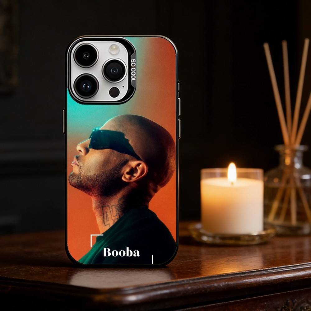 Booba singer b2o 92i Phone Case For iPhone 17,16,15,14,13,12,11,Pro Max,Plus Candy Silver Cover