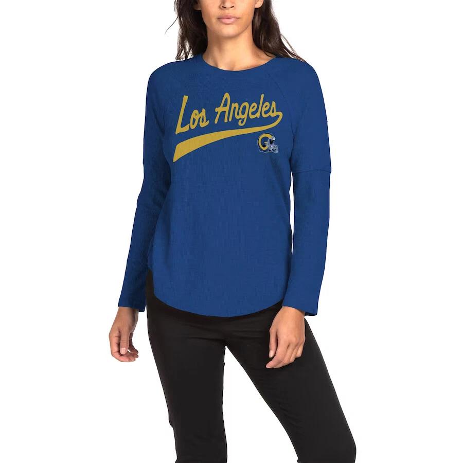 

Junk Food Womens NFL Los Angeles Rams Super Soft Thermal Shirt New XS-2XL L