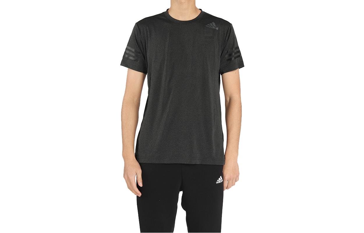 Adidas T Shirts Men s Dark Gray Crew Neck Moderate Straight Fit CE0867 M