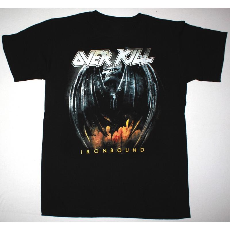Ironbound Band Overkill T Shirt Classic Black S 234Xl