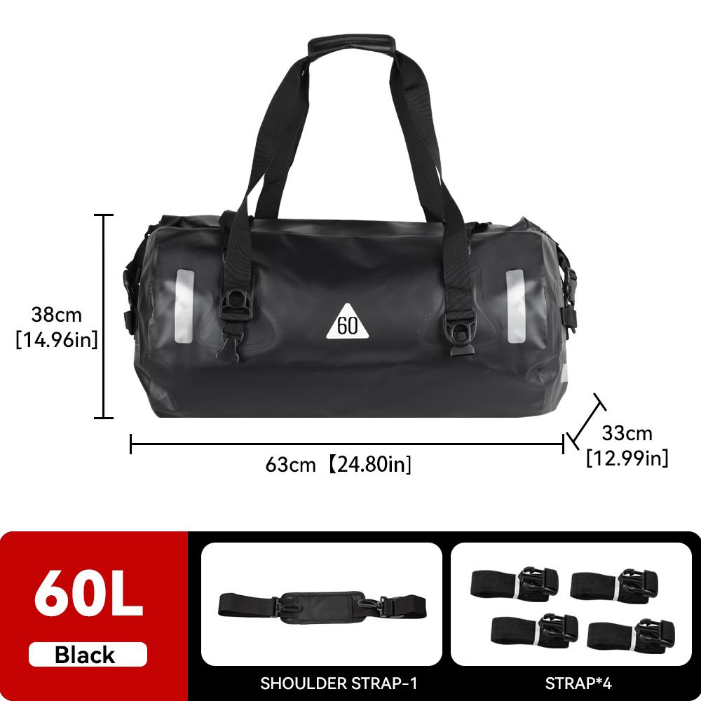 Motorcycle Bag Outdoor PVC Dry Sack Bag Waterproof 40L 60L 80L Shoulder, Bag, Diving, Swimming, Hiking Driving Travel Kits