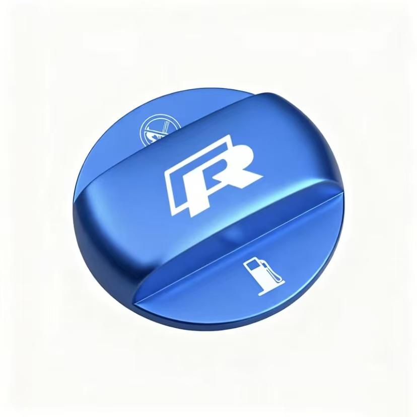 Car Fuel Filler Door Cover Fuel Tank Gas Cap Stickers For VW GTI Polo Golf Passat Tiguan Jetta T-ROC Touareg CC ID.3 Tire Valve Qx0