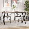 VidaXL Dining Table Legs X-Frame, Side Table Legs, End Table Legs Living Room Home Interior, 357911