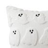 Halloween soft  Faux Fur Pillowcase Comfortable Ghost&Pumpkin Pillow Cover Throw Pillow Cover for Sofa Couch Bed Living Room