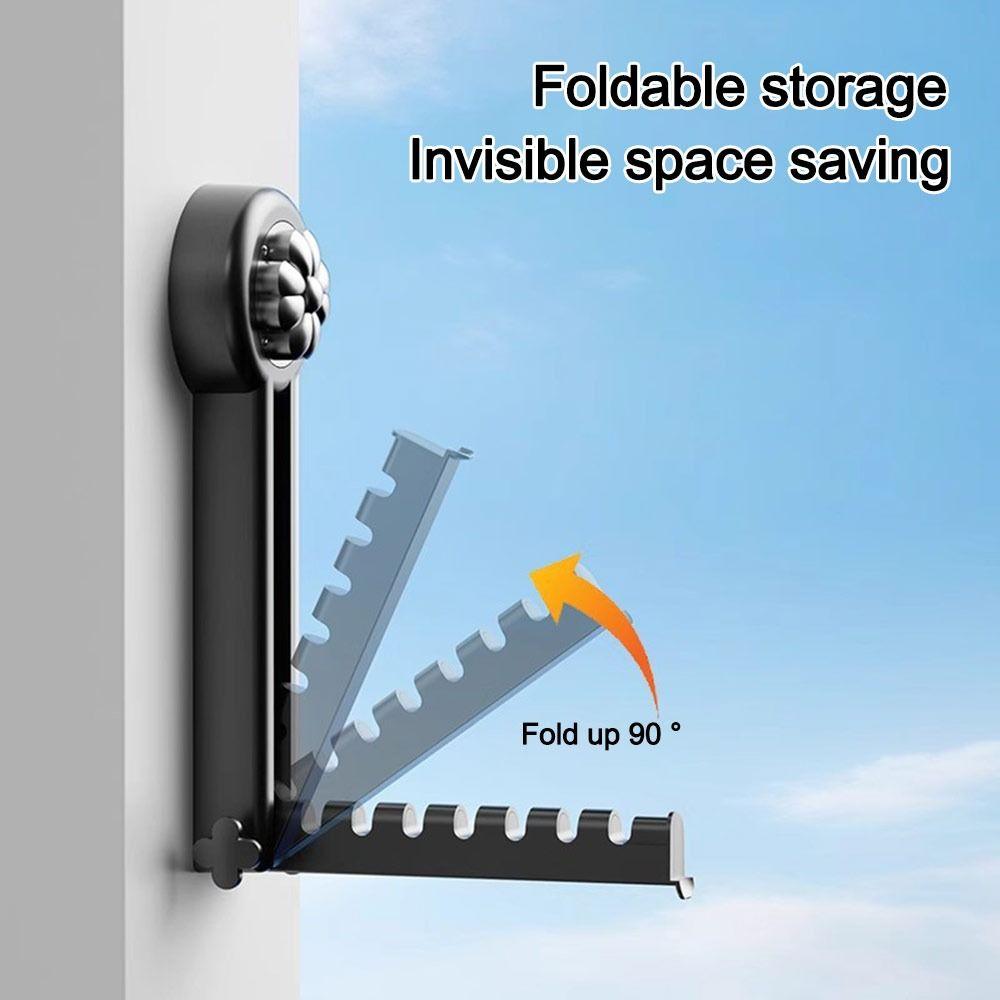 Multifunctional FoldableClothes Drying Rack Space-Saving Window Drying Rack  Hotel