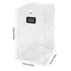 Insect Feeding Box Acrylic Transparent Cases with Temperature Hygrometer for Spiders Reptiles Lizards Centipedes