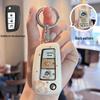Fashionable Protective Shell for Nissan Qashqai Key - Classic Remote Control Cover with Car Buckle