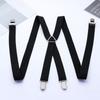 Apparel Accessories Sturdy Elastic Clip-on Adjustable Braces Suspenders Trousers Belt Strap Clip