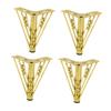 Replacement Furniture Legs Metal Triangle Cabinet Feet Set for Furniture Lifting Durable Sofa Table Bookcase Parts