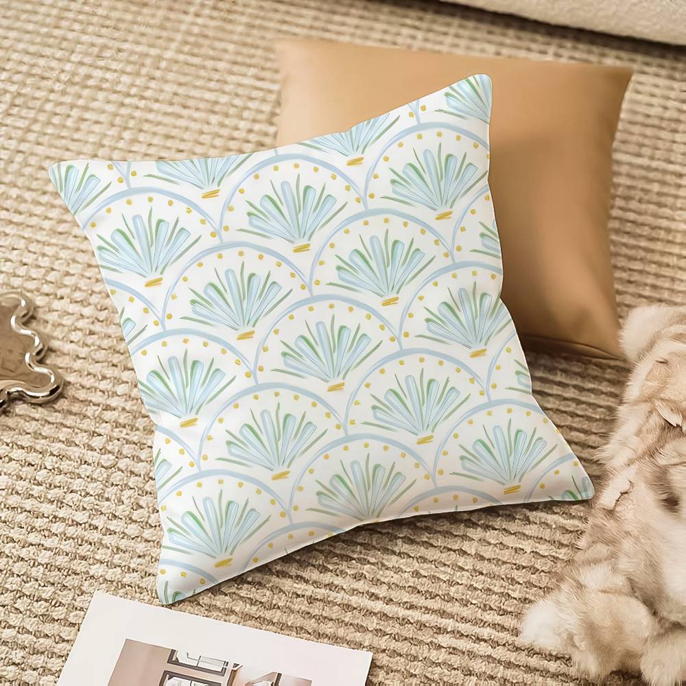Bohemian Ethnic Style Pillow Case Sofa And Living Room Decorative Cushion Covers Dust-proof And Mite-proof Invisible Zipper