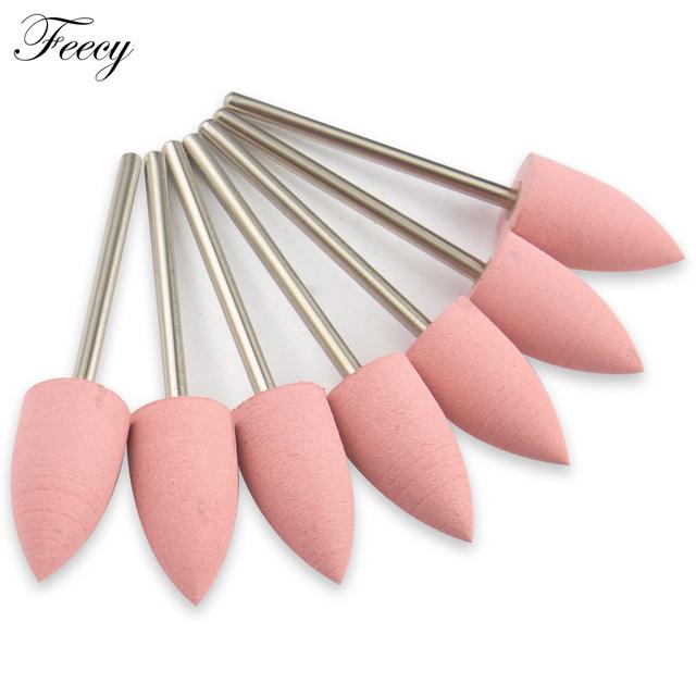 

7 шт. фрезы для маникюра силиконовые сверла для ногтей для маникюрной машины фрезы для удаления гель-лака буферные файлы