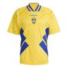 adidas 1994 Schweden Heim V-Ausschnitt Color Block Kurzarm Fußballtrikot Herren Oberteile JN3714