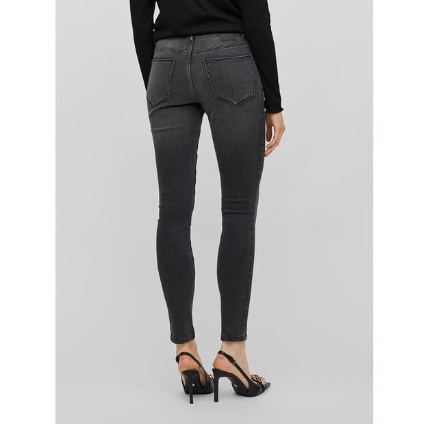 Jeans Vila Sarah 14084763 Gray Skinny Fit