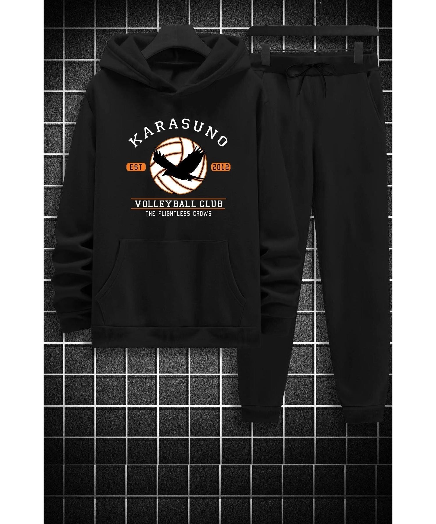 

Спортивный костюм унисекс специального дизайна Karasuno с верхом и низом