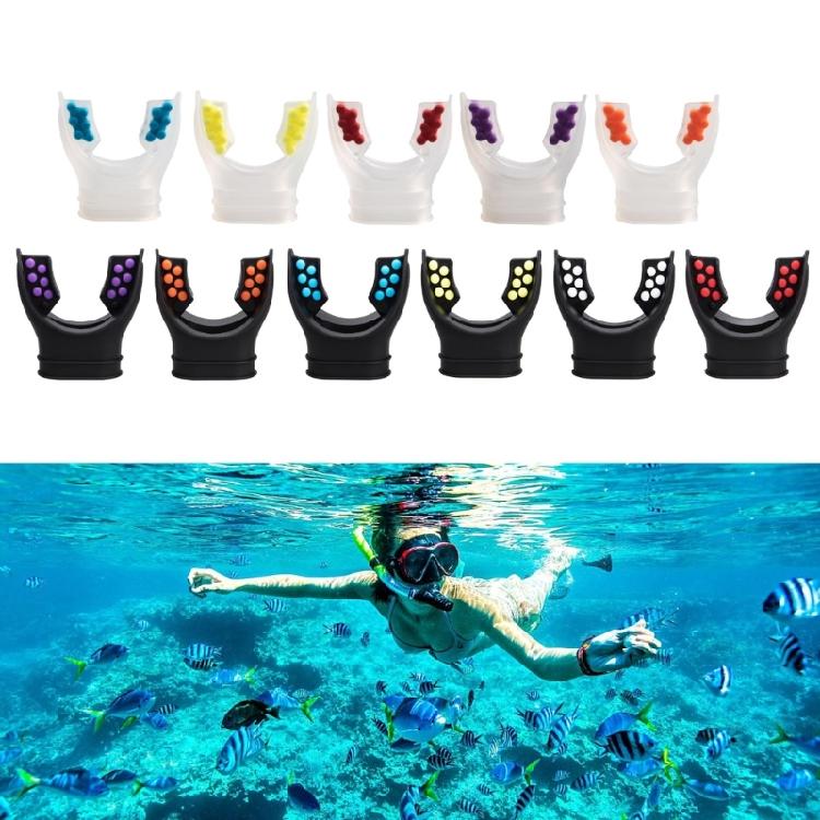 Silicone Diving Mouthpiece With Small Dots Under-water Breathing Accessories