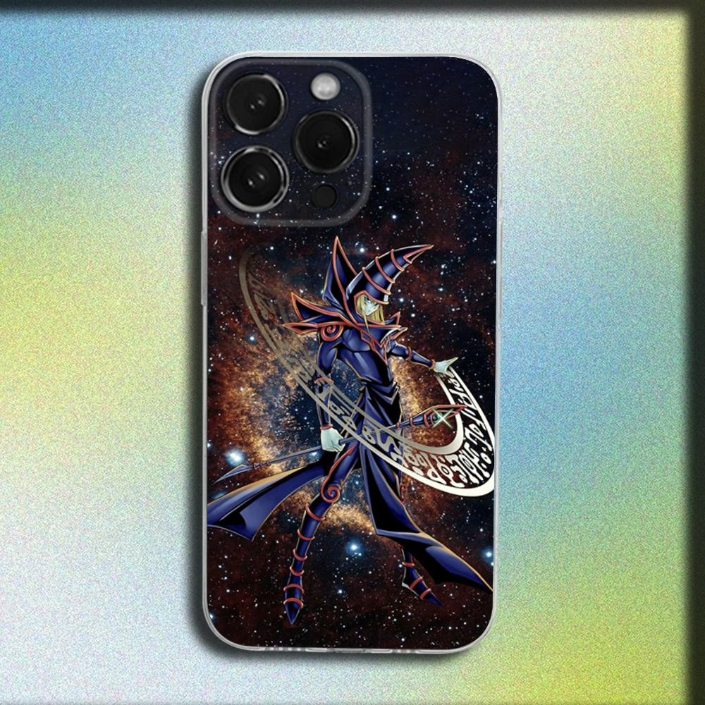 Anime Game Yu-Gi-Oh Phone Case For iPhone 16,15,14,13,12,11 Plus,Pro,Max,XR,XS,X,Plus,SE,Mini Transparent Soft Cover
