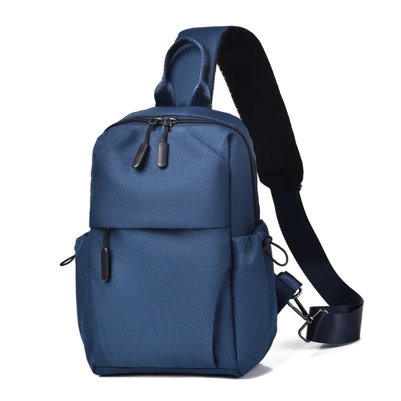 Men Casual And Versatile Waist Packs Trendy Street New Messenger Bag Men Sports Chest Bag  Large Capacity Diagonal Shoulder Bag