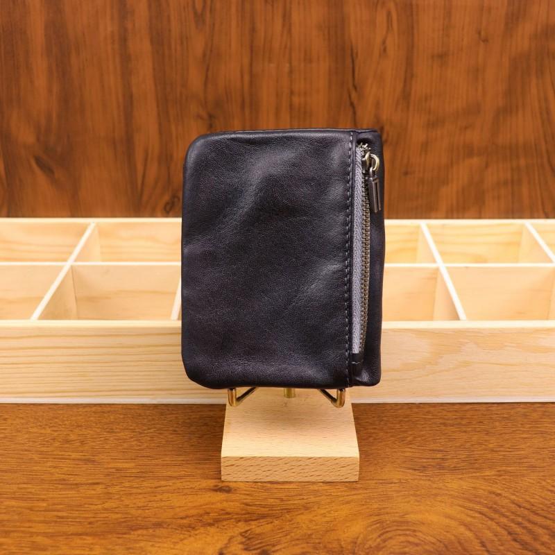 New Genuine Leather Men's Wallet With A Top Layer Hand Polished Retro Style Multiple Card Slots Easy To Carry