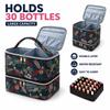 Double Layer Essential Oil Storage Bag 30 Grids Nail Care Kit Bag Makeup Bag  for Nail Lovers