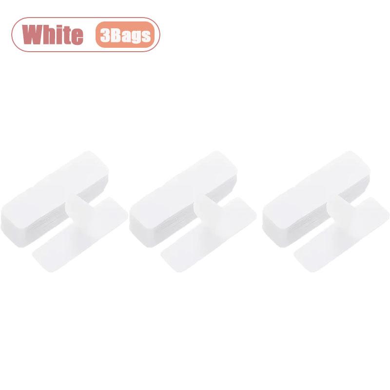 1-200Bags No Residue Double Sided Adhesive Hook and Loop Tape for Sofa Carpet Screen Stickers Pre Cut Rounded Corner Magic Tape