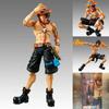 18cm Anime One Piece Mobile Ace Action Figures Joint Mobility Model Ornament Toy Peripheral Gifts Desktop Decoration Collection