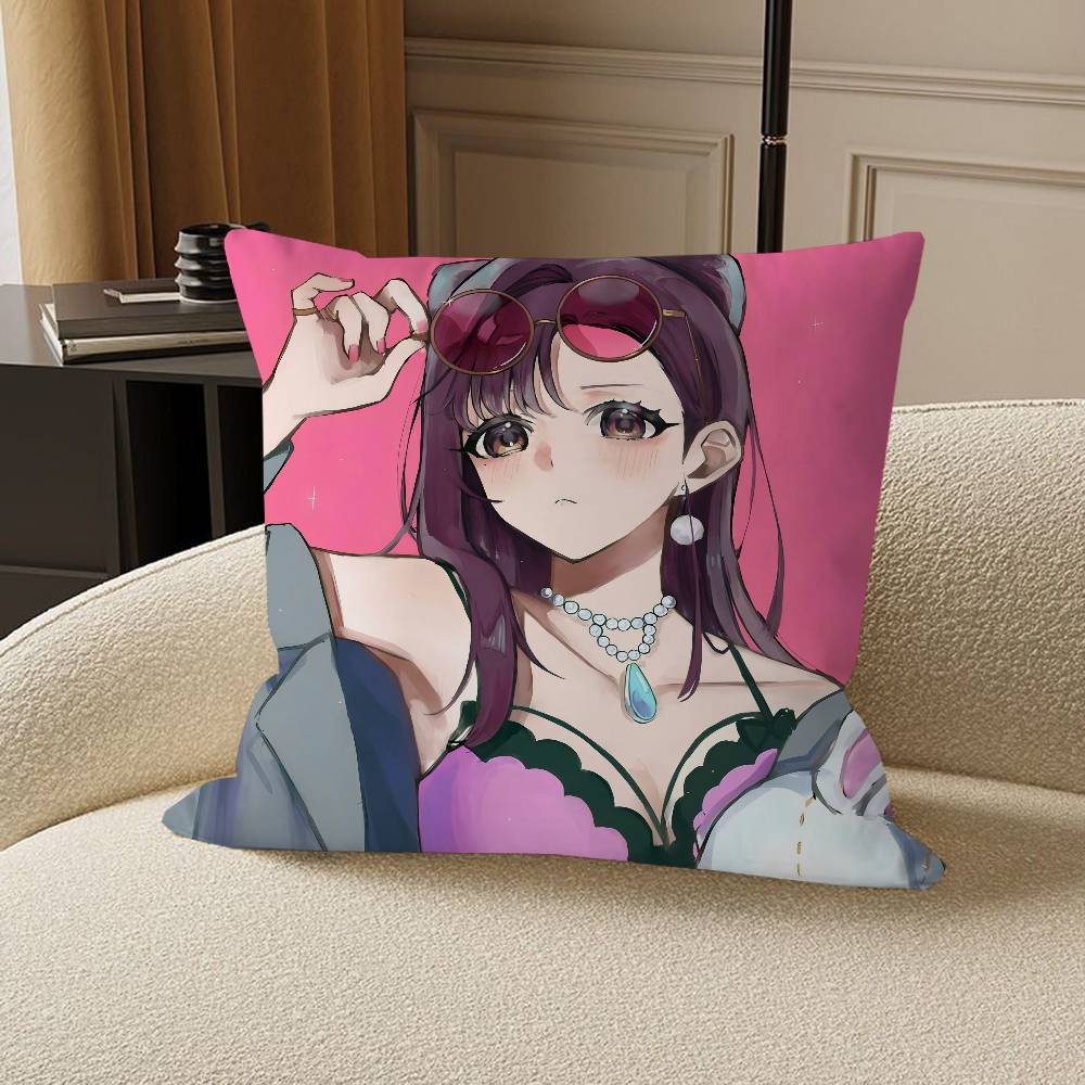 

YUNO KASHIKI Подушка-сиденье для офиса Наволочка Подушка для автомобиля Чехол для подушки 45X45СМ Поясничная наволочка Диванная наволочка 12x12Inch