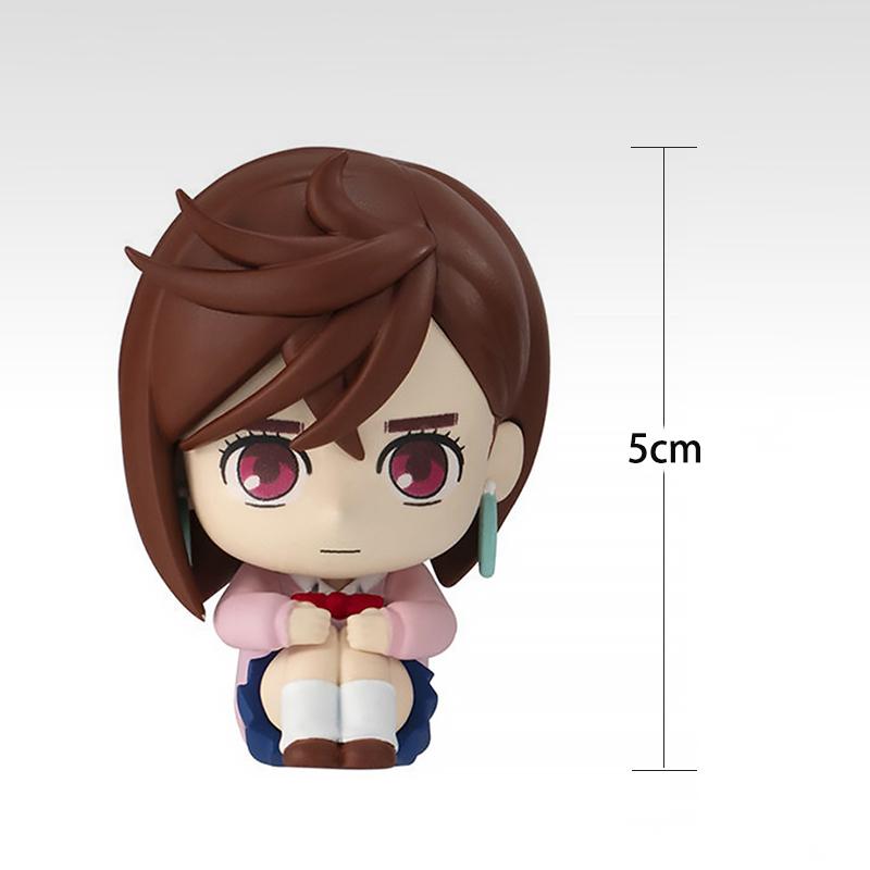 

JP Anime Look Up Figure peripheral Okarun Ayase Momo figurine mini cute action figure PVC Model desktop small ornaments 5cm 4cm