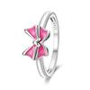 copper Double Heart Ring Bow Starfish Crown Bow Moon Rings Ideal For Women Fine Jewellery Wedding Party Valentines Day Gift