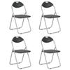 VidaXL 4x Folding Dining Chairs Dining Chairs Kitchen Chairs Dining Chairs Living Room Chairs Home 278593