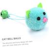 4pcs Plush Mouse Cat Teasing Balls for Indoor Play - Soft Engaging Exercise Toys for Kittens, Active Fun Playthings