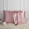 Mulberry Silk Pillowcase for Hair and Skin, Envelope Style, Silk On One Side, Tencel On The Other