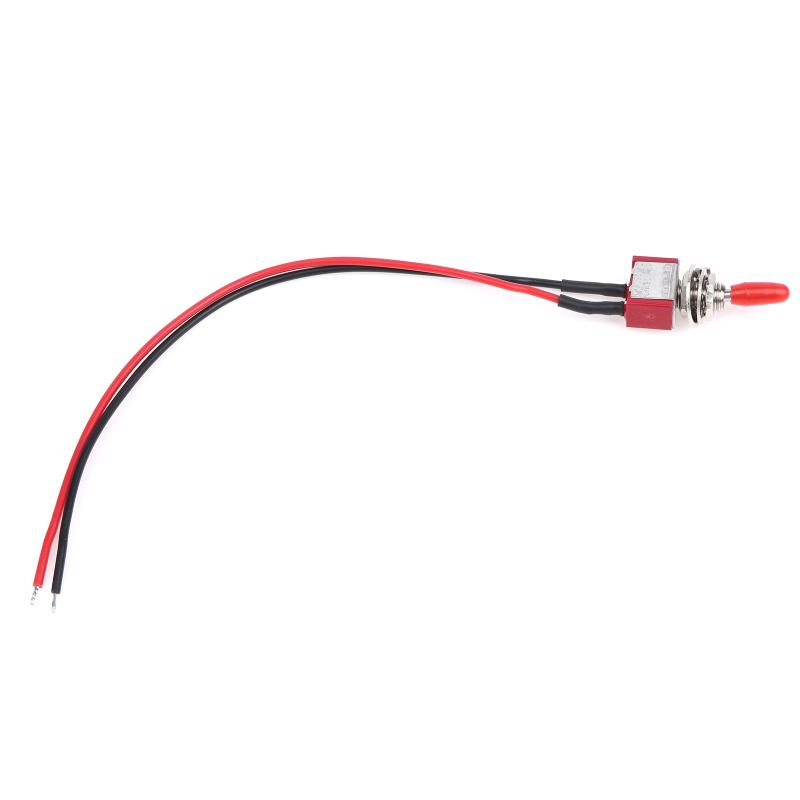 2/5Pcs Mini 2 Pin Led Lights For Car Accessories Switch On/Off Spst 3A 250V 6A 125V With Pre-Soldered Toggle Truck Wires Off